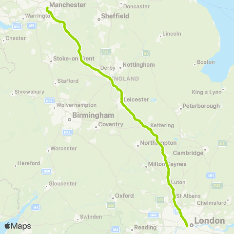 FlixBus Victoria Coach Sta - Shudehill Interchange map