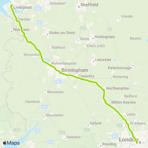 FlixBus Victoria Coach Sta - Liverpool One Bus Sta map