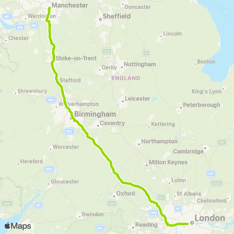 FlixBus Victoria Coach Sta - Shudehill Interchange map