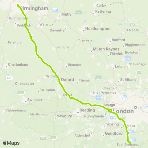 FlixBus S Terminal Coach Sta - Newhall Street map