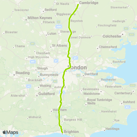 FlixBus Parkside - Brighton Railway Sta / Stroudley Rd map