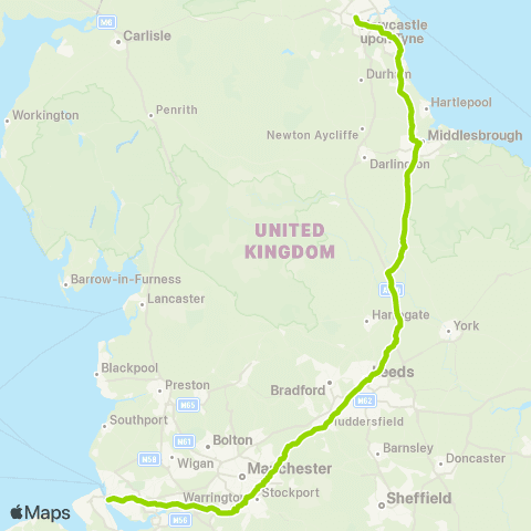 FlixBus Liverpool One Bus Station - Victoria F map