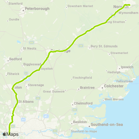 FlixBus Bus Sta - Heathrow Central Bus Sta map