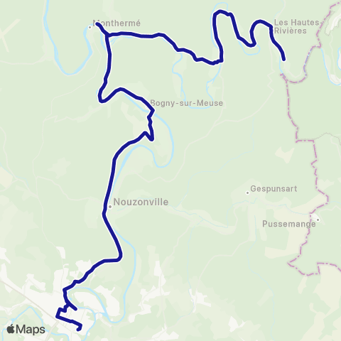 Fluo 08 Charleville-Mézières / les Hautes Rivières map