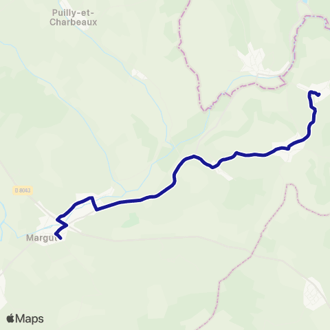 Fluo 08 Margny / Margut map