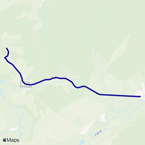 Fluo 08 Olizy-Primat / Grandpré map