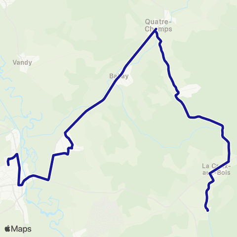 Fluo 08 Longwe / Vouziers map
