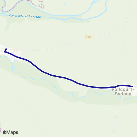 Fluo 08 Brienne-sur-Aisne / Poilcourt-Sydney map