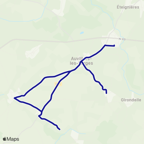 Fluo 08 Antheny / Auvillers-les-Forges map