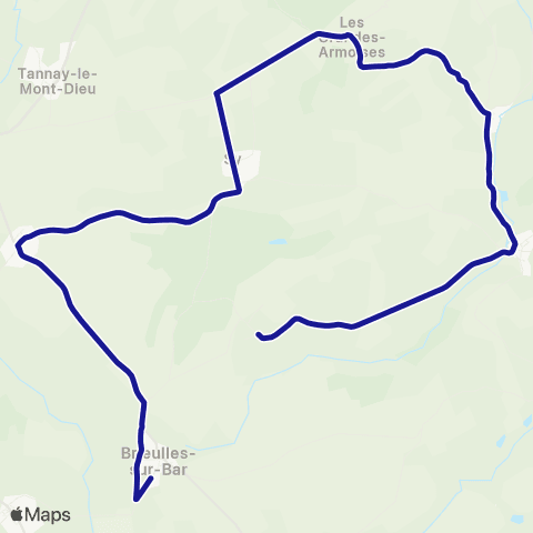 Fluo 08 Les Petites-Armoises / Brieulles-sur-Bar map