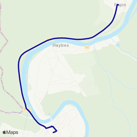 Fluo 08 Fépin / Fumay map