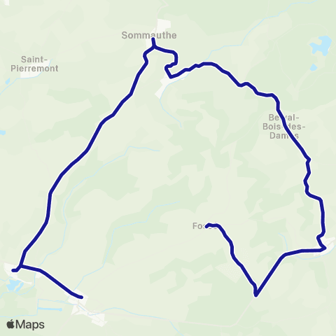 Fluo 08 Bar les Buzancy / Buzancy map