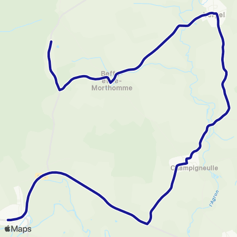 Fluo 08 Beffu le Morthomme / Grandpré map