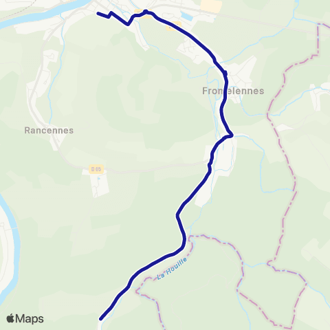 Fluo 08 Landrichamps / Givet map