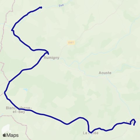 Fluo 08 Bossus-les-Rumigny / Liart map