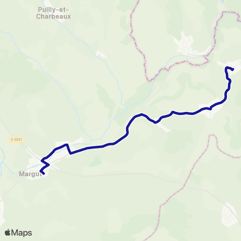 Fluo 08 Margny / Margut map