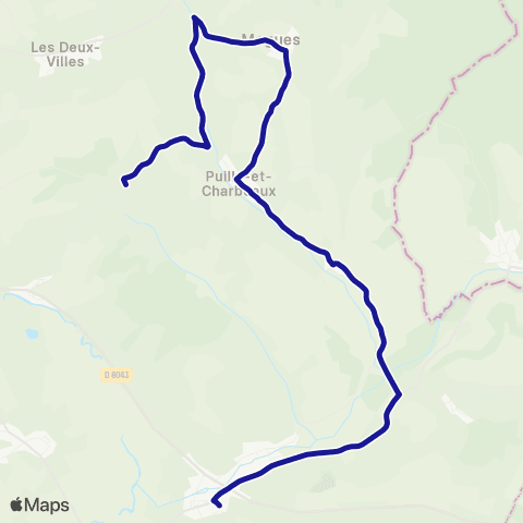 Fluo 08 Puilly-et-Charbeaux / Margut map