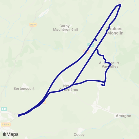 Fluo 08 Auboncourt-Vauzelles / Coucy-Lucquy map