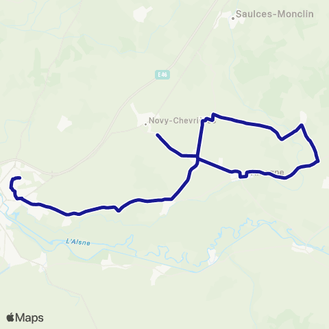 Fluo 08 Novy-Chevrieres / Rethel map
