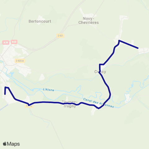 Fluo 08 Amagne / Sault-les-Rethel map