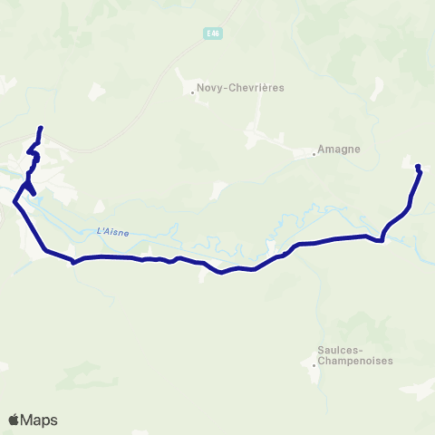 Fluo 08 Alland-Huy-et-Sausseuil / Rethel map
