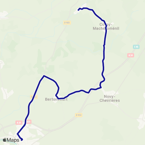 Fluo 08 Novion-Porcien / Rethel map