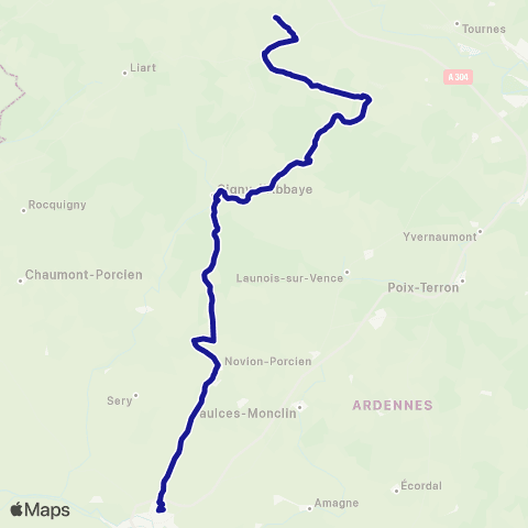 Fluo 08 L-Échelle / Rethel map