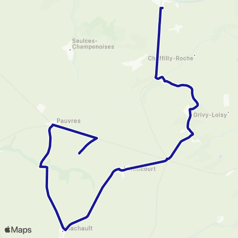 Fluo 08 Dricourt / Attigny map
