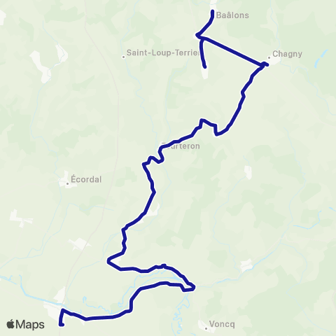 Fluo 08 Chagny / Attigny map
