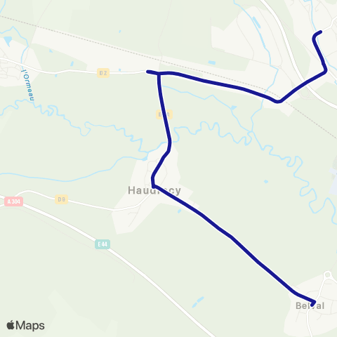 Fluo 08 Belval / Tournes map