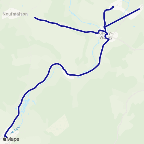 Fluo 08 St-Marcel / Thin-le-Moutier map