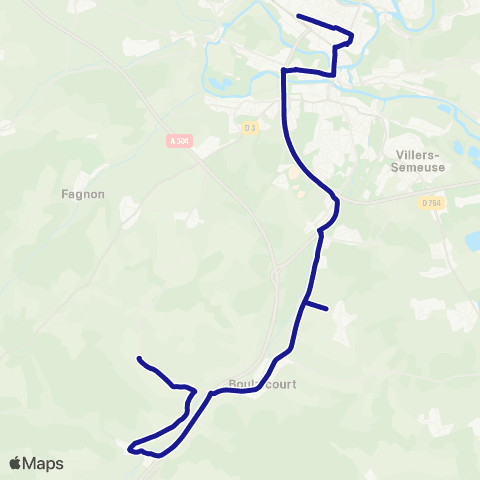 Fluo 08 Champigneul-Vence / Charleville-Mézières map