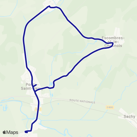 Fluo 08 Brevilly / Pouru-St-Rémy map