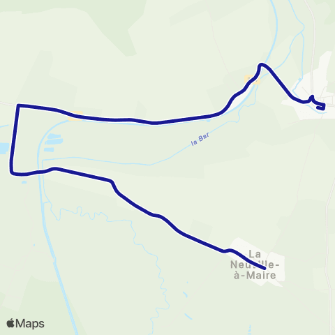 Fluo 08 La Neuville-A-Maire / Chémery-Chéhéry map