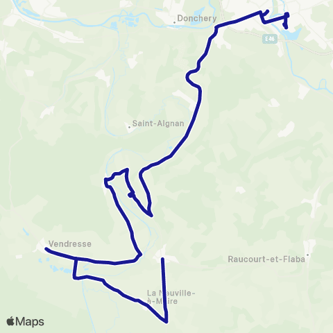 Fluo 08 La Neuville-A-Maire / Sedan map