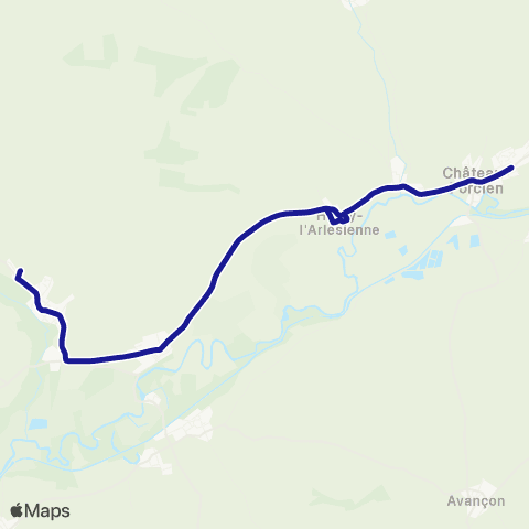 Fluo 08 St-Germainmont / Château-Porcien map