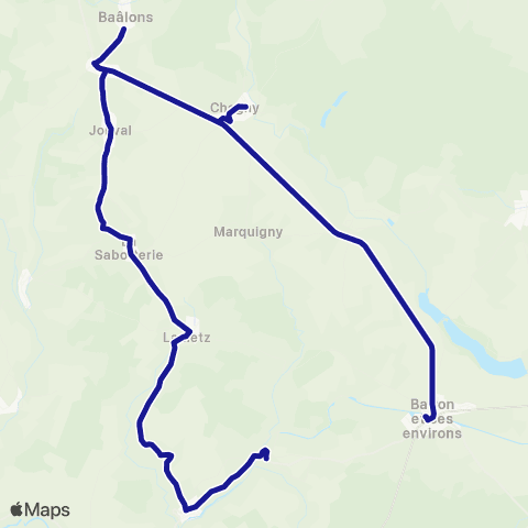 Fluo 08 Chagny / le Chesne map