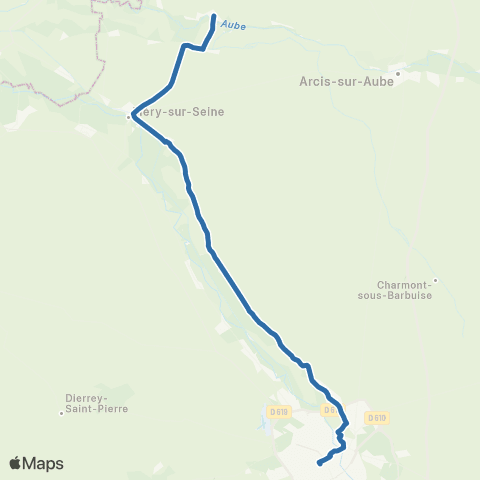 Fluo 10 Ligne régulière map