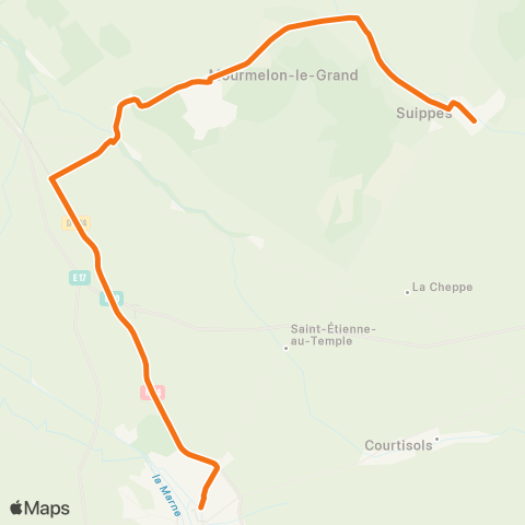 Fluo 51 Suippes / Châlons-en-Champagne map