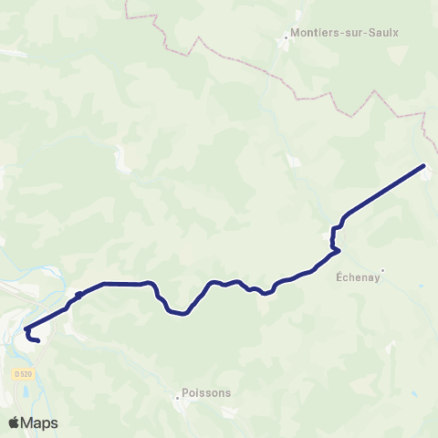 Fluo 52 Saudron / Joinville map