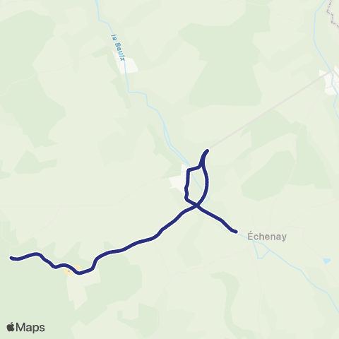 Fluo 52 Montreuil-sur-Thonnance / Echenay map