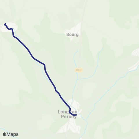 Fluo 52 Cohons / Longeau-Percey map