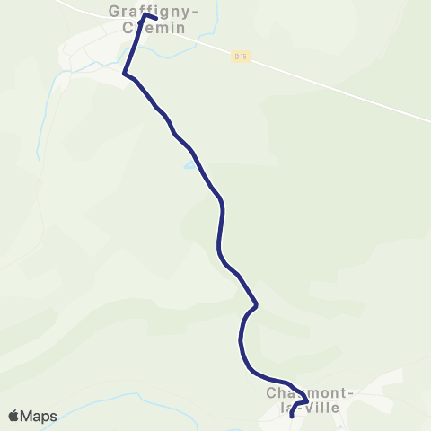 Fluo 52 Chaumont-la-Ville / Graffigny-Chemin map