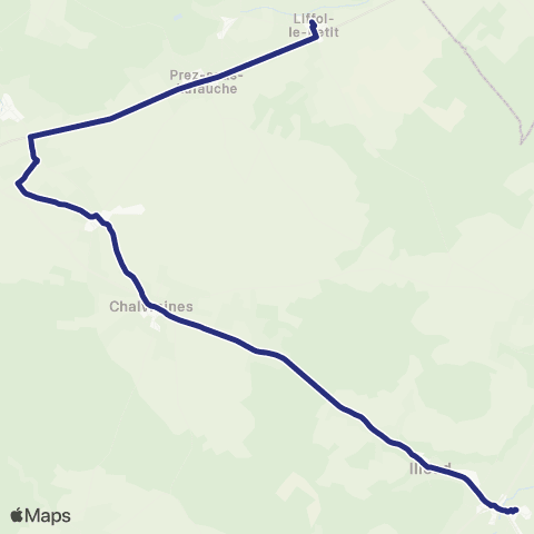 Fluo 52 Liffol-le-Petit / Bourmont map