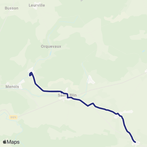 Fluo 52 Leurville / St-Blin map