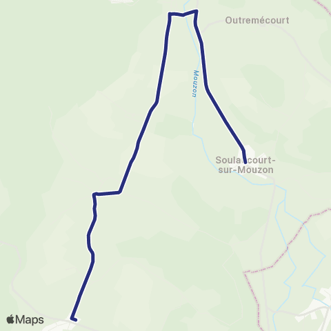 Fluo 52 Soulaucourt-sur-Mouzon / Graffigny map