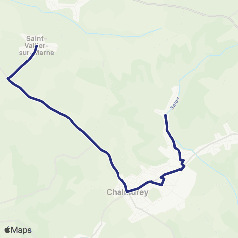 Fluo 52 St-Vallier-sur-Marne / Culmont map
