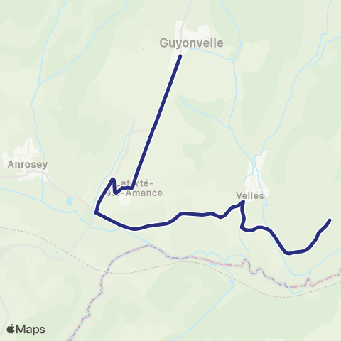 Fluo 52 Pisseloup / Guyonvelle map