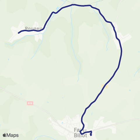 Fluo 52 Rougeux / Fayl-Billot map