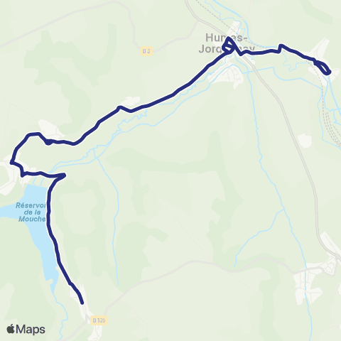 Fluo 52 Humes-Jorquenay / St-Ciergues / Perrancey-V-M map